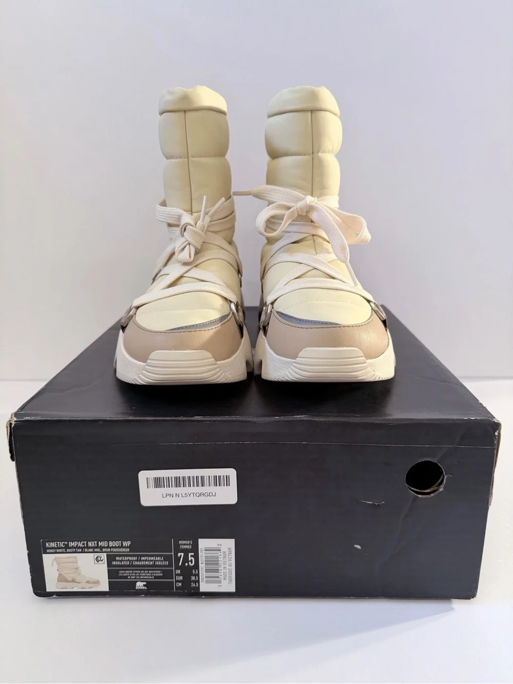 SOREL Women's Kinetic Impact NXT Waterproof Mid Boot Brand New Sz 7.5